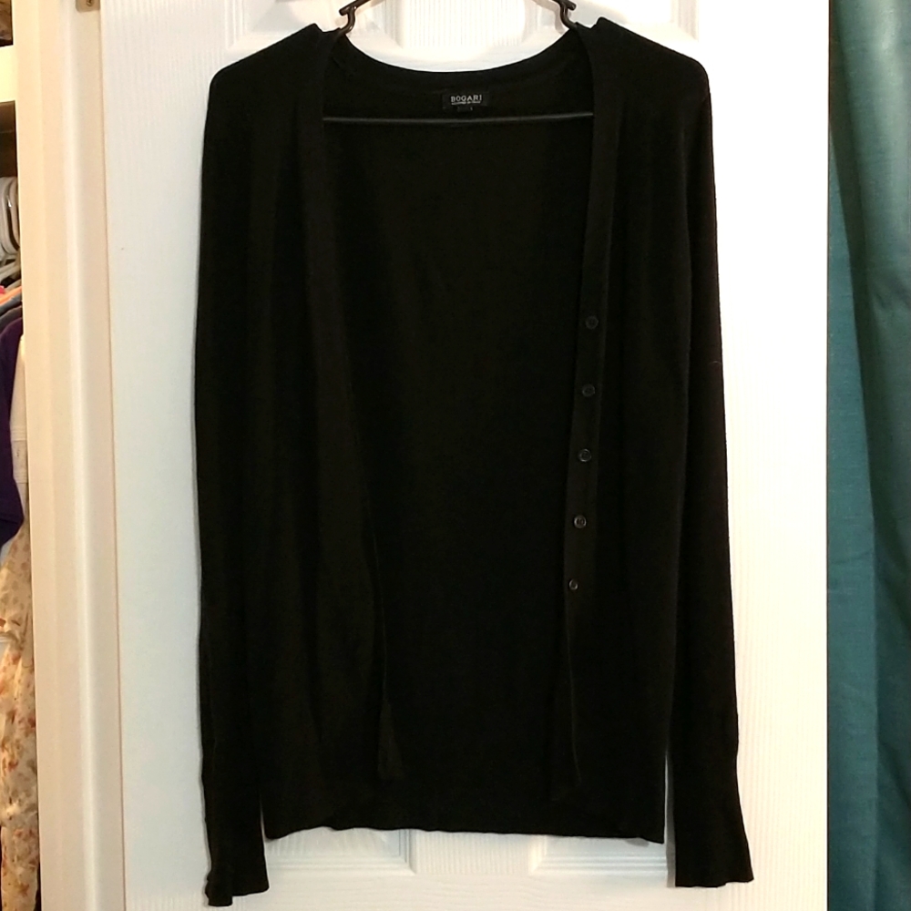Medium black cardigan made by Bogari